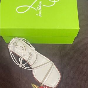 Sam Edelman Cream Strappy Sandals
